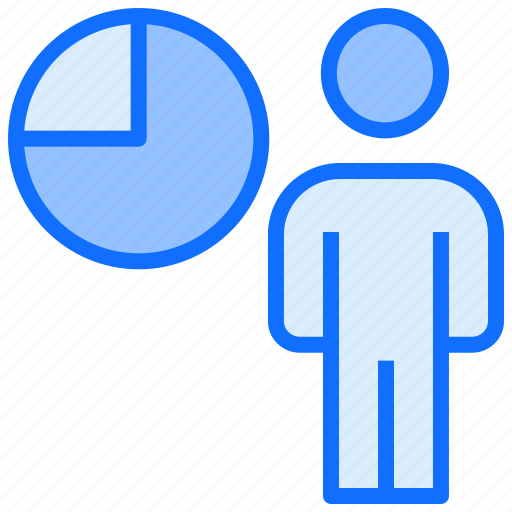 User, graph, diagram, pie chart icon - Download on Iconfinder