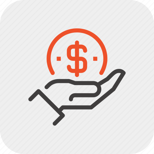 Charity, debt, donation, hand, loan, money, payment icon - Download on Iconfinder