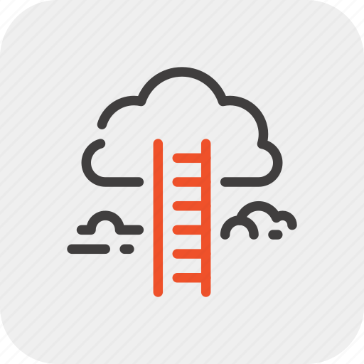 Achievement, business, career, cloud, growth, ladder, success icon - Download on Iconfinder