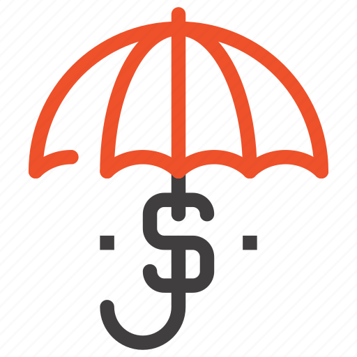 Currency, insurance, money, protection, safety, security, umbrella icon - Download on Iconfinder