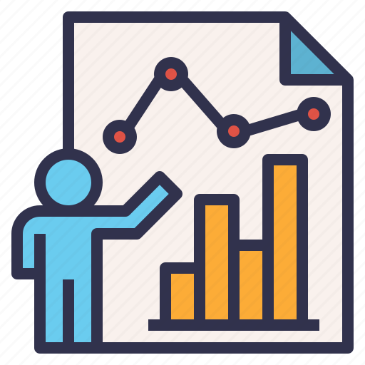 Annual, chart, graph, presentation, report, summary icon - Download on Iconfinder