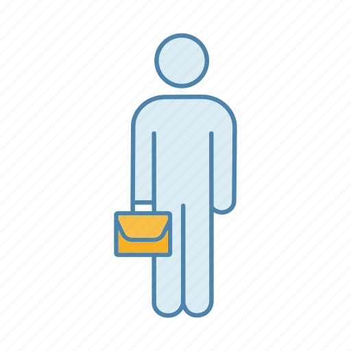 Briefcase, business, businessman, job, man, person, work icon - Download on Iconfinder