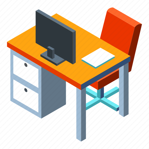 Business, computer, desk, office, space, work, workspace icon - Download on Iconfinder