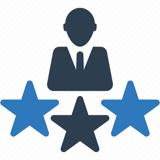 Businessman, employee, rating, review, star icon - Download on Iconfinder