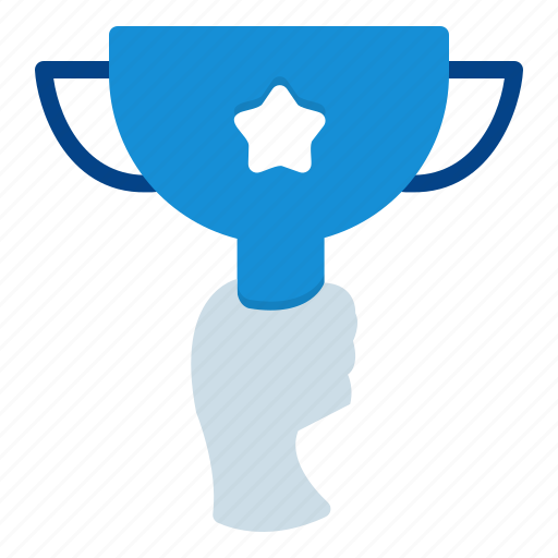 Champion, award, cup, trophy, winner, quality, hand icon - Download on Iconfinder