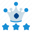 crown, king, queen, royal, monarchy, rating, stars
