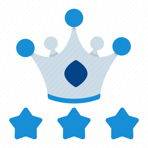 Crown, king, queen, royal, monarchy, rating, stars icon - Download on Iconfinder