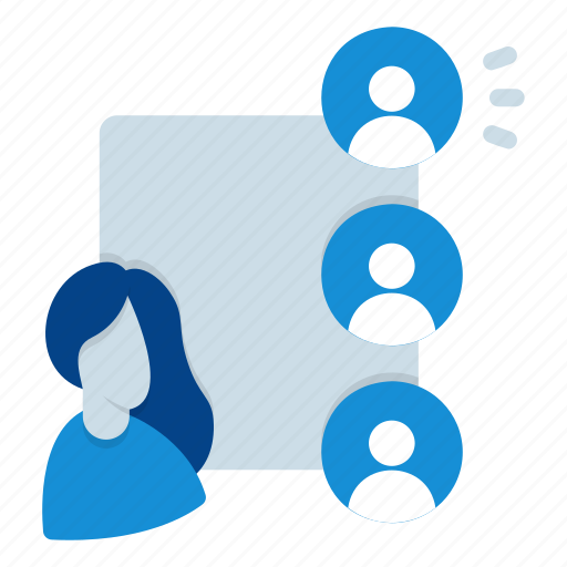 Online, user, chat, group, conversation, communication icon - Download on Iconfinder