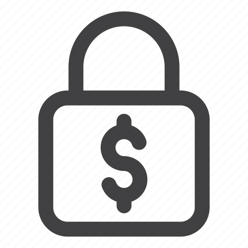 Business, dollar, lock, marketing, security icon - Download on Iconfinder