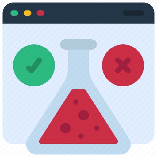 Website, testing, test, science, beaker icon - Download on Iconfinder