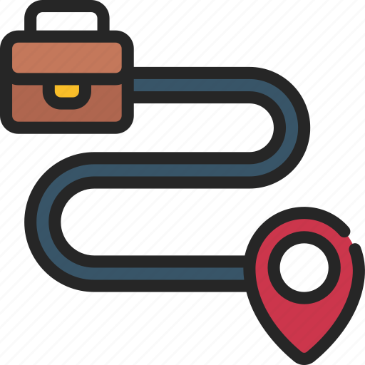 Business, route, planning, road, map icon - Download on Iconfinder