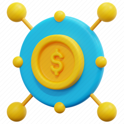 Revenue, streams, business, model, channel, finance, money 3D illustration - Download on Iconfinder