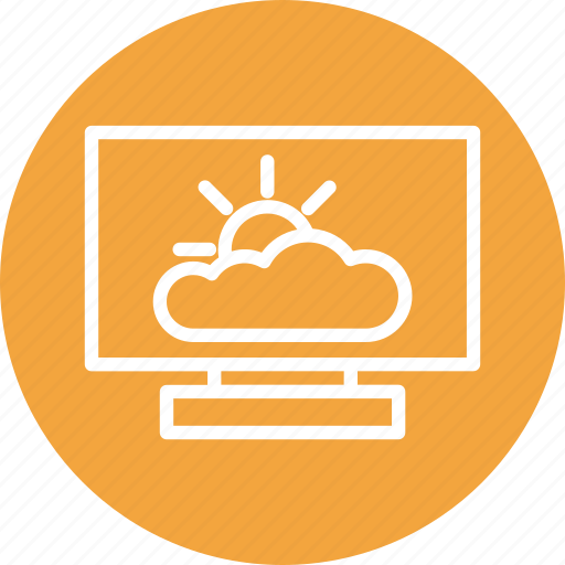 Cloud, computer, computing, screen, weather icon - Download on Iconfinder