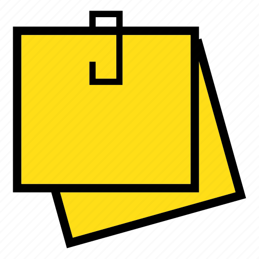 Note, paper, sticky notes, write icon - Download on Iconfinder
