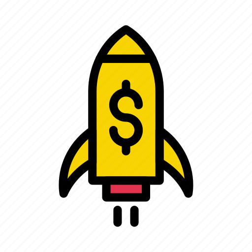 Startup, business, rocket, finance, dollar icon - Download on Iconfinder