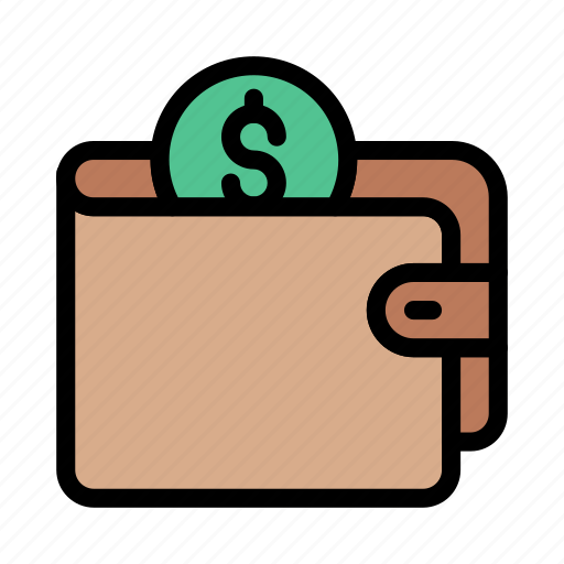 Wallet, purse, dollar, saving, money icon - Download on Iconfinder