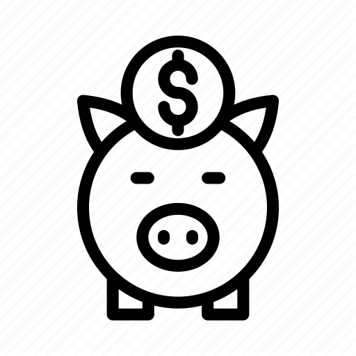 Piggy, bank, dollar, saving, finance icon - Download on Iconfinder