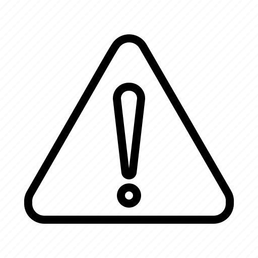 Attention mark, triangle icon - Download on Iconfinder