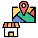 location, reach, global, place, direction, map, commerce and shopping, for sale