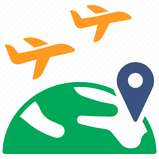 Transportation, plane, flight, shipment, logistics delivery, air freight icon - Download on Iconfinder