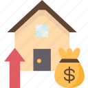 loan, house, value, increase, asset