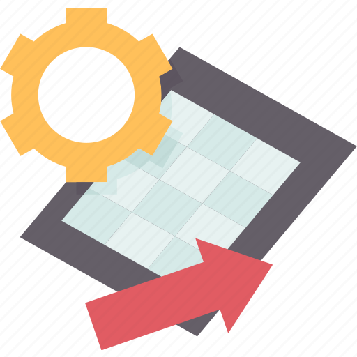 Plan, improvement, strategy, benchmark, management icon - Download on Iconfinder
