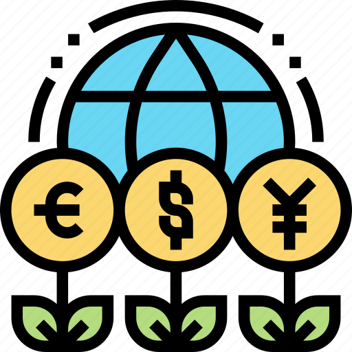 Investment, profit, interest, rate, currency icon - Download on Iconfinder