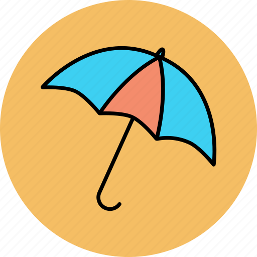 Opened, protection, rain, umbrella icon icon - Download on Iconfinder
