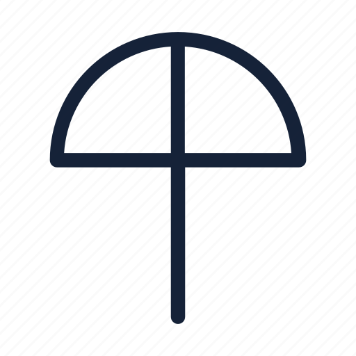 Umbrella, rain, weather, climate, cloudy, moon, storm icon - Download on Iconfinder
