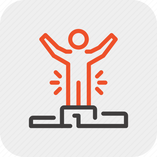 Achievement, competition, human, person, success, win, winner icon - Download on Iconfinder