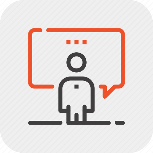Communication, conference, lecture, person, presentation, speaker, speech icon - Download on Iconfinder