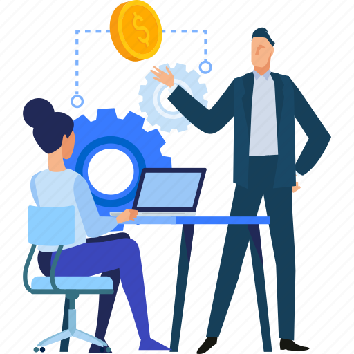 Project, development, management, crowdfunding, business, fund, people illustration - Download on Iconfinder