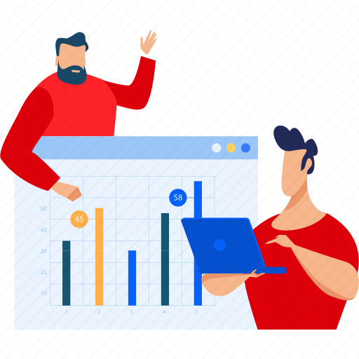 Analytics, data, analysis, planning, statistics, business, chart illustration - Download on Iconfinder