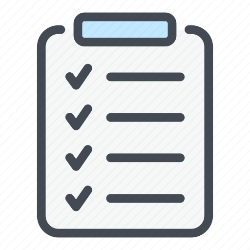 Checklist, clipboard, list, document icon - Download on Iconfinder