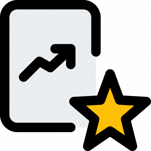 Chart, paper, star, business icon - Download on Iconfinder