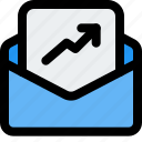 message, chart, business, mail