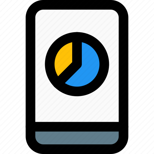 Pie, chart, mobile, business, performance icon - Download on Iconfinder