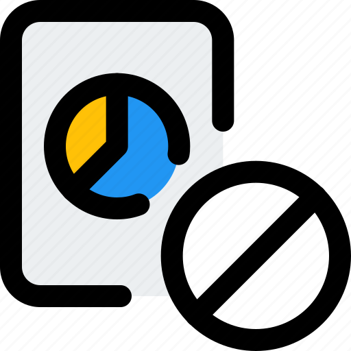 Pie, chart, banned, business, performance icon - Download on Iconfinder