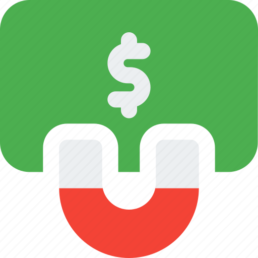 Attract, dollar, magnets, business icon - Download on Iconfinder