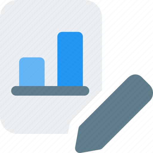 Bar, chart, edit, business, performance icon - Download on Iconfinder