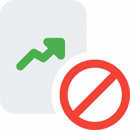 Chart, paper, banned, business icon - Download on Iconfinder