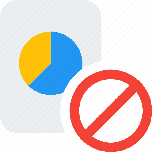 Pie, chart, banned, business icon - Download on Iconfinder