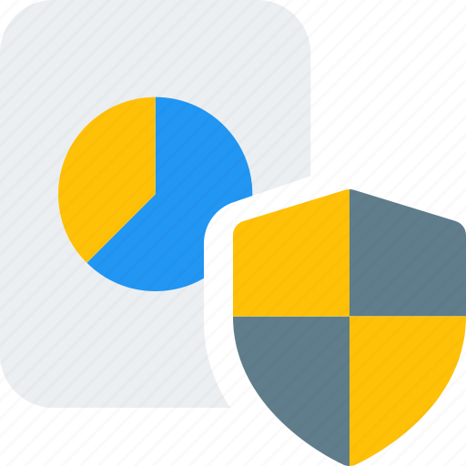 Pie, chart, paper, shield, business icon - Download on Iconfinder