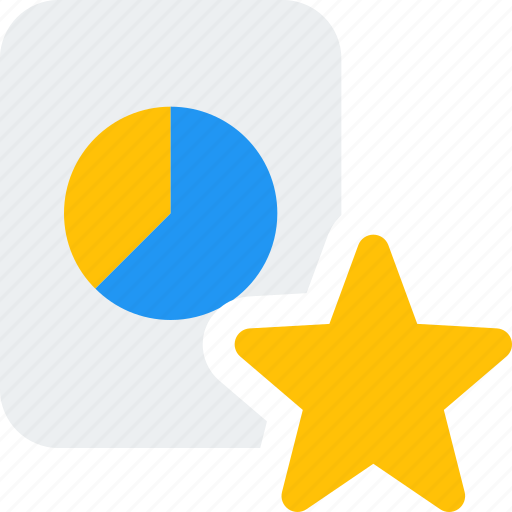 Pie, chart, paper, star, business icon - Download on Iconfinder