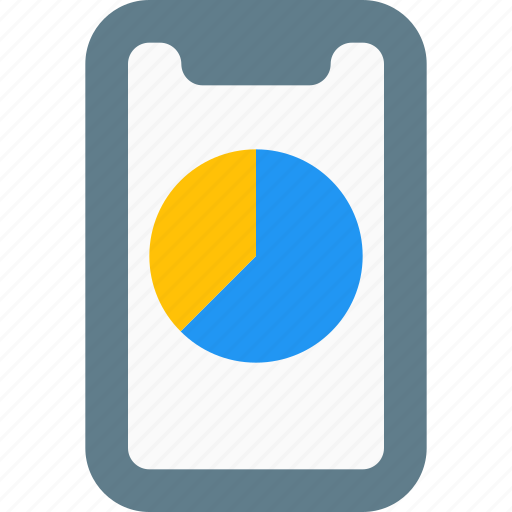 Pie, chart, smartphone, business, performance icon - Download on Iconfinder
