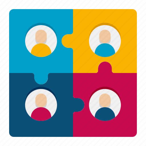 Teamwork, puzzle, business, people icon - Download on Iconfinder