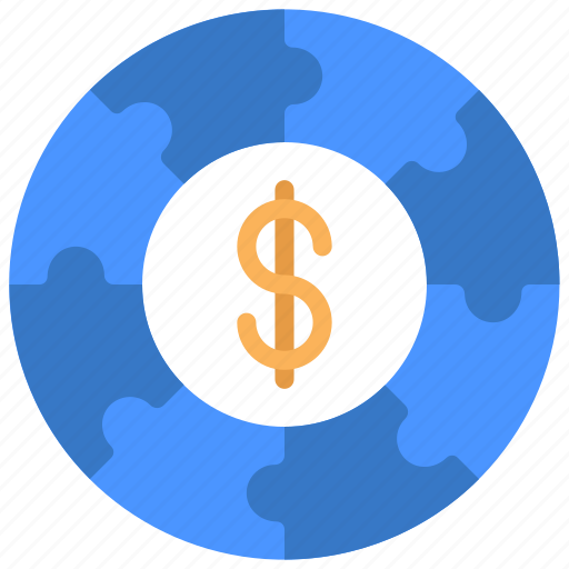 Business, strategy, puzzle, circle, money icon - Download on Iconfinder