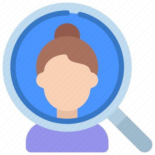 Customer, analysis, search, loupe, magnifyingglass, person, user icon - Download on Iconfinder