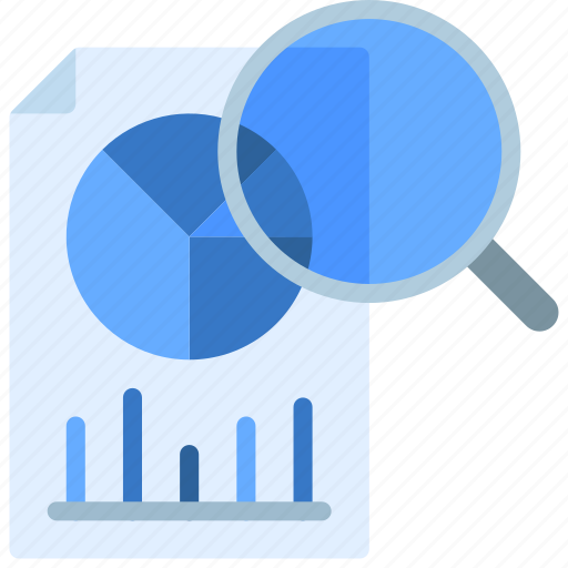 Research, document, file, analysis, loupe icon - Download on Iconfinder