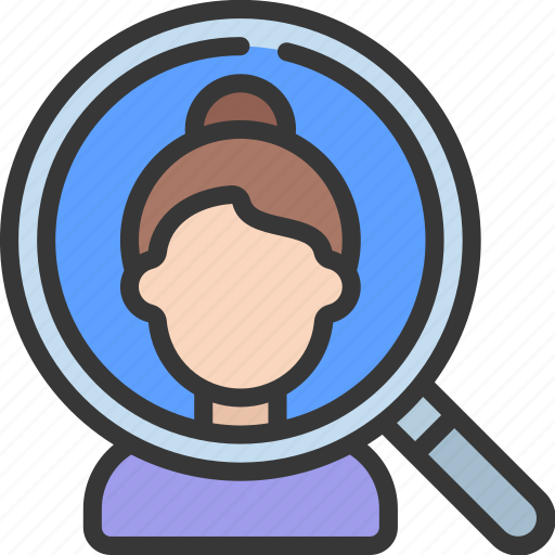 Customer, analysis, search, loupe, magnifyingglass, person, user icon - Download on Iconfinder